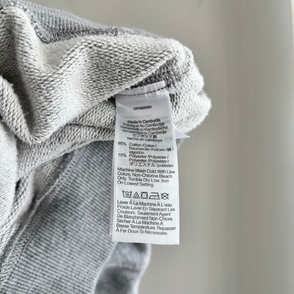 Madewell Women's Vintage Inspired Gray Crewneck Sweater Long Sleeve Size Small - Picture 6 of 6